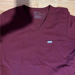 Mens figs scrub top
